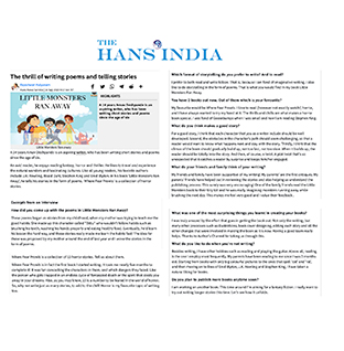 Little Monsters Ran Away- The Hans India